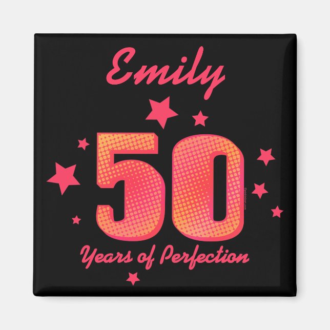 50 Years of Perfection Magnet (Front)