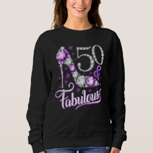 50 Years Old  50 & Fabulous Since 1972 50th Birthd Sweatshirt