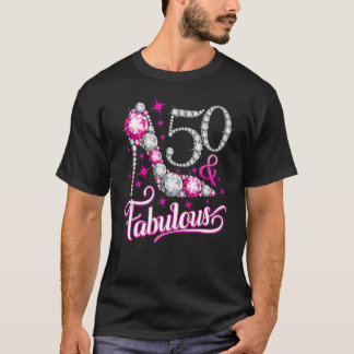 50 Years Old 50 & Fabulous Since 1972 50th Birthd T-Shirt