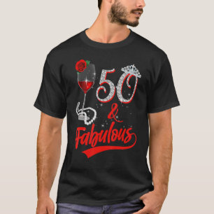 50 Years Old 50 & Fabulous Since 1972 50th Birthd T-Shirt