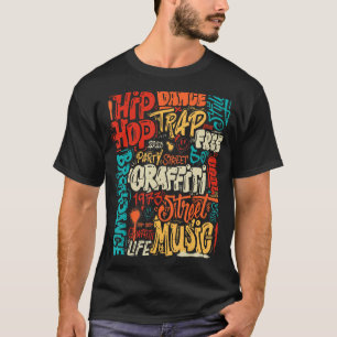 50 Years Old 50th Anniversary Of Hip Hop Graffiti  T-Shirt