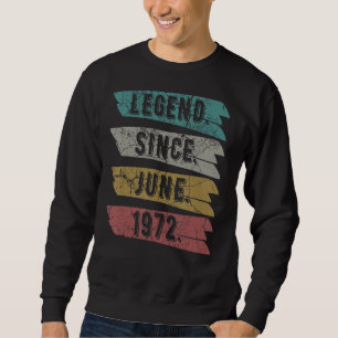 50 Years Old 50th Birthday Decoration Legend Since Sweatshirt