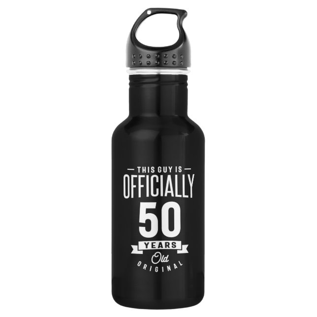 50 Years Old - 50th Birthday Funny Gift 532 Ml Water Bottle (Front)