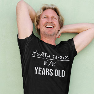 50 Years Old Equation Funny 50th Birthday Math T-Shirt