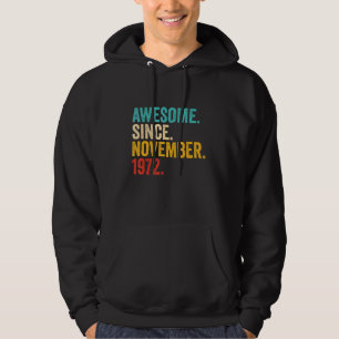 50 Years Old Gifts 50th Birthday Awesome Since Nov Hoodie
