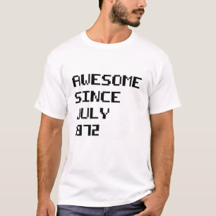 50 Years Old Gifts Awesome Since July 1972 50Th Bi T-Shirt