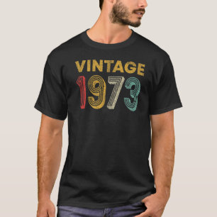 50 Years Old  Retro Vintage 1973 50th Birthday T-Shirt