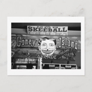 '50c Skeeball' (Coney Island, NY) postcard