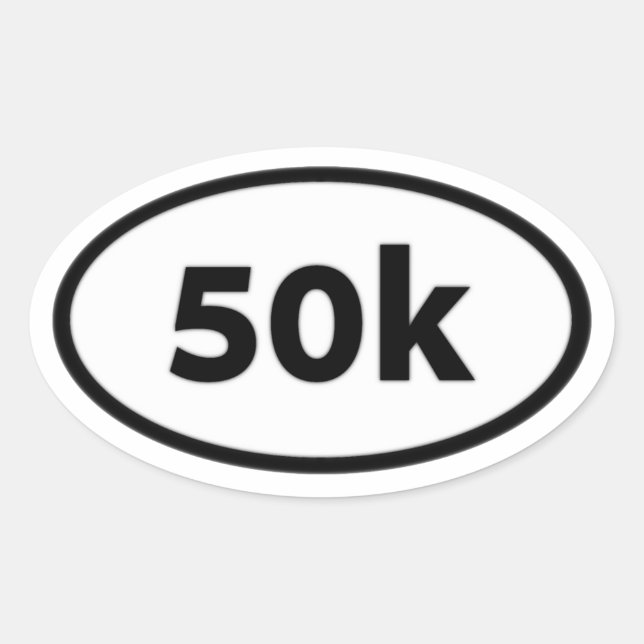 50k oval sticker (Front)