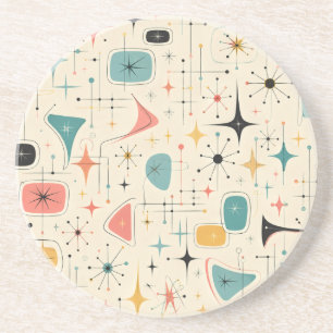 50s Atomic Starburst Coaster