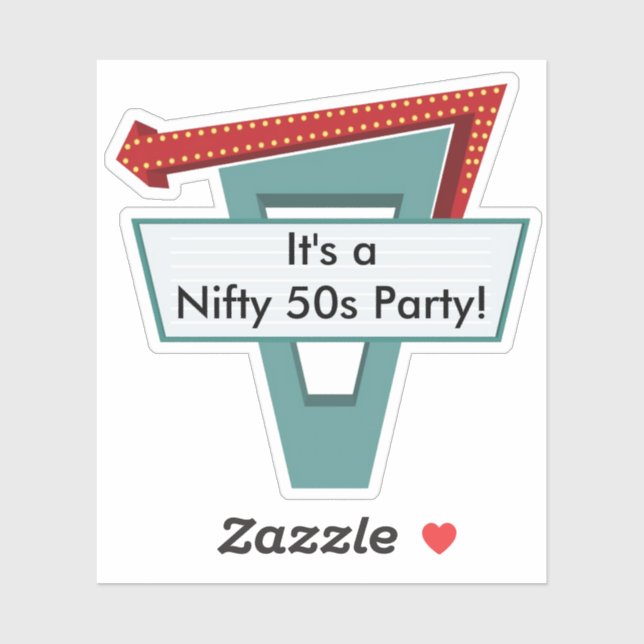 50s Diner Sign 1 (Sheet)