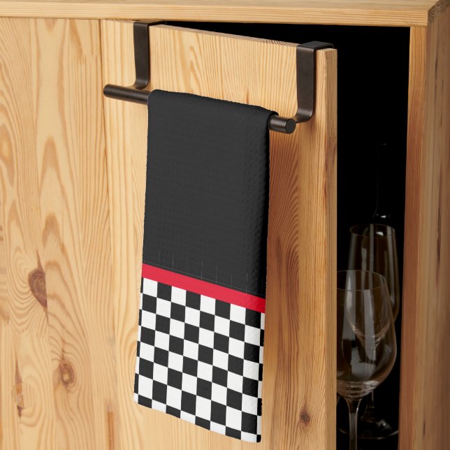 50's diner tea towel (Thirds Fold)