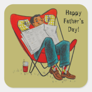 50s Father's Day Sticker