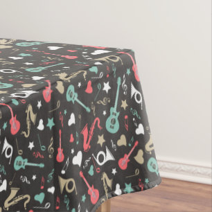 50's Instruments Tablecloth