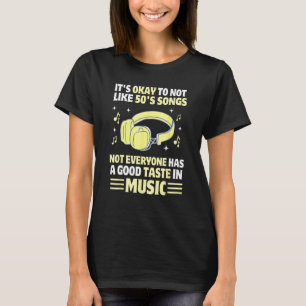50s Music  50s Music Nostalgic Rock and Roll R&B T-Shirt