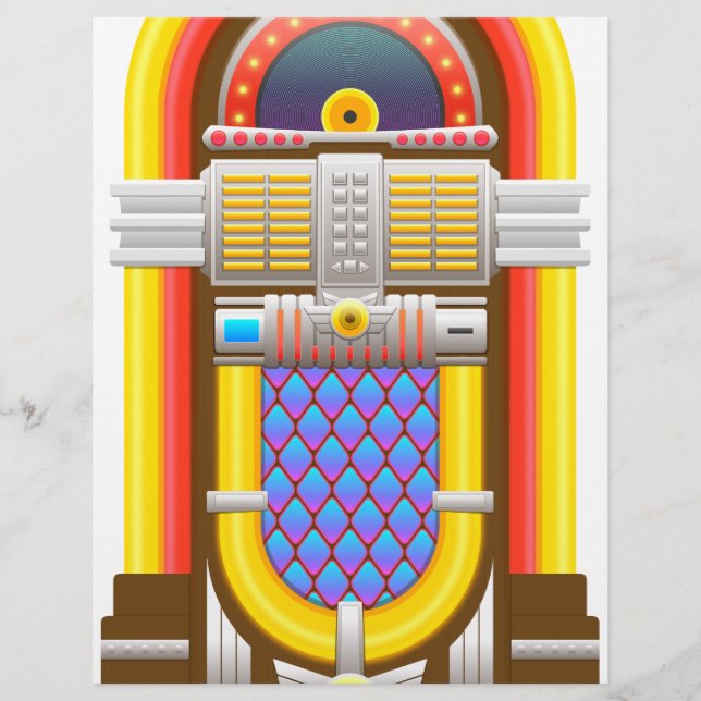 50s old fashioned jukebox (Front)