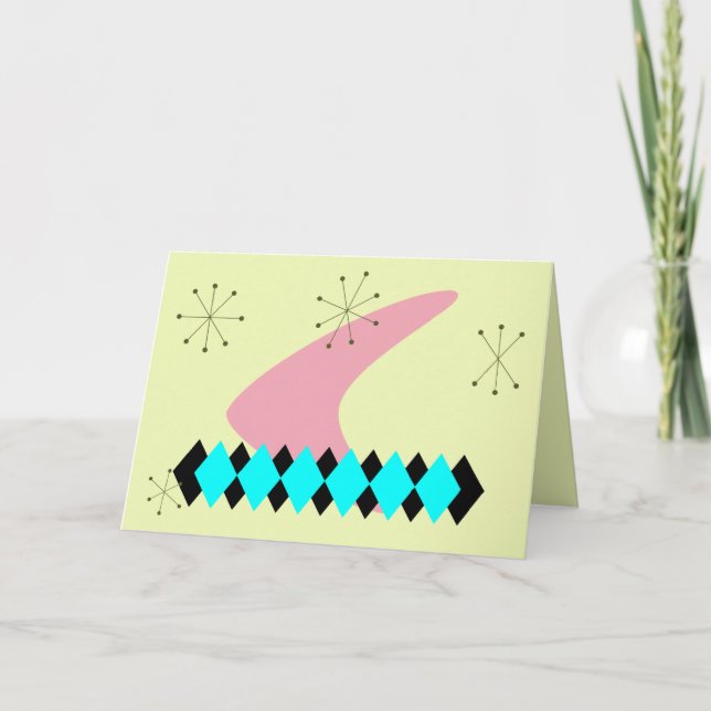 50's Retro Greeting Card (Front)