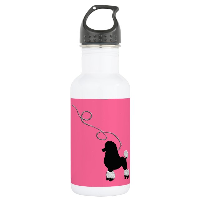 50s Retro Poodle Skirt 532 Ml Water Bottle (Front)