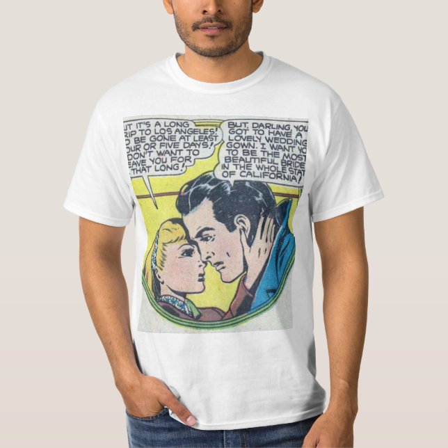 50s Romantic Comic | Best gift for classic comics T-Shirt (Front)