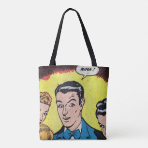 50s Romantic Comic Best gift for comics lover Tote Bag