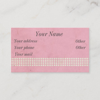 50's vintage business card
