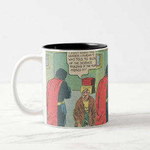 50s Vintage Superhero Comics   Best gift for comic Two-Tone Coffee Mug