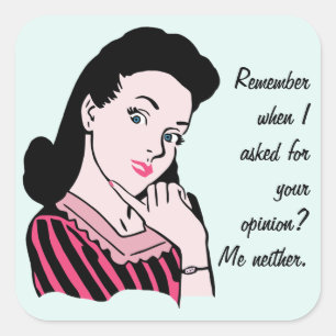 50s Woman Sarcasm Sticker