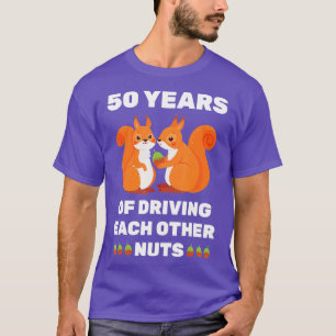 50th 50Year Wedding Anniversary Funny Couple For H T-Shirt