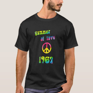 50th Anniversary 1967 Summer Of Love Peace T-Shirt
