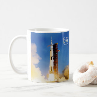 50th Anniversary Apollo 11 Moon Landing, Saturn V: Coffee Mug