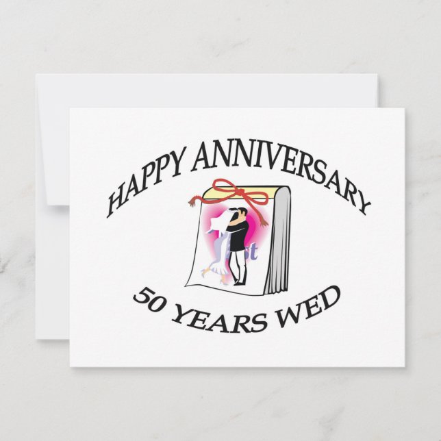 50th. ANNIVERSARY Card (Front)