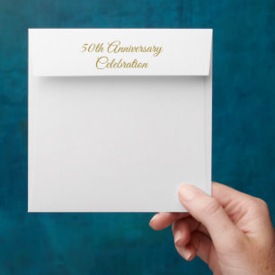 50th Anniversary Celebration - Square Envelope