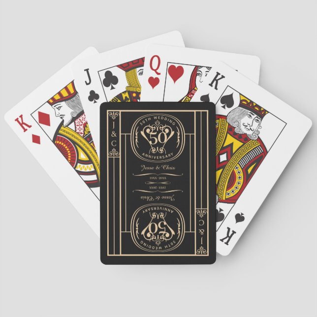 50th Anniversary Classic Playing Cards (Back)