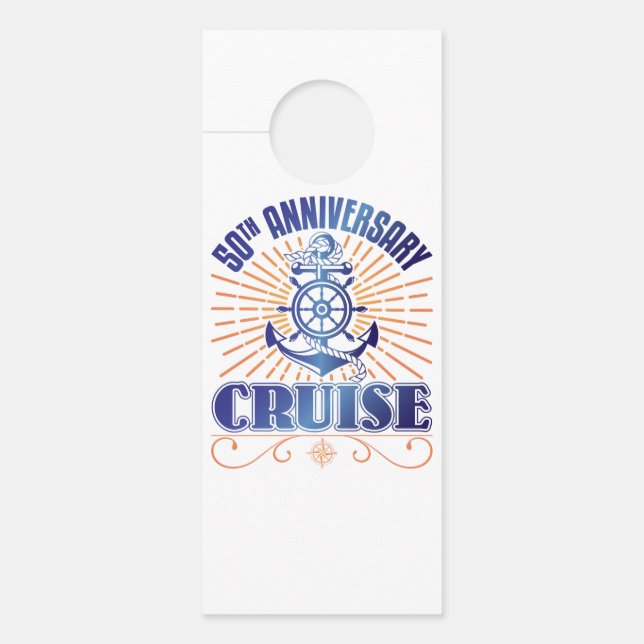 50th Anniversary Cruise Door Hanger (Front)