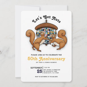 50th Anniversary Disco Squirrels Invitation