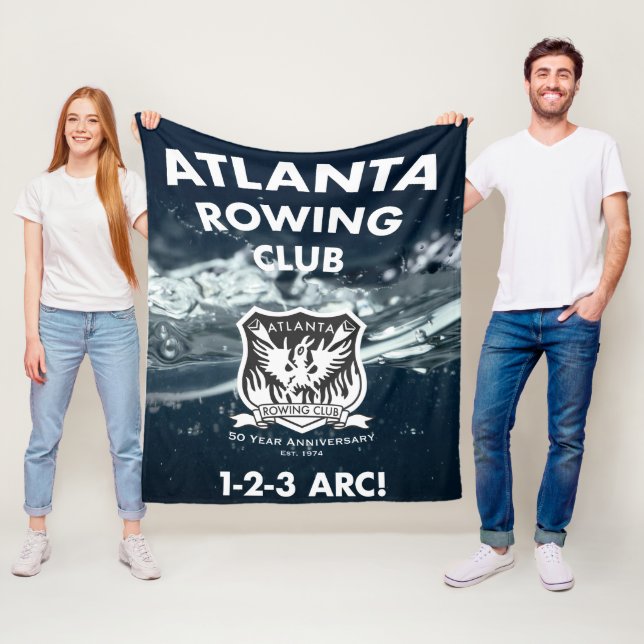 50th Anniversary Fleece Blanket, 50"x60" (In Situ)