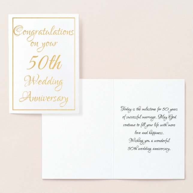 50th Anniversary Foil Card (Display)