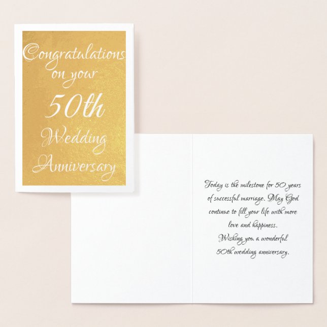 50th Anniversary Foil Card (Display)