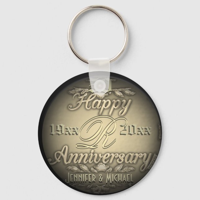 50th Anniversary Gold Keychain (Front)