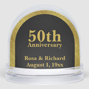 50th Anniversary Golden Snowglobe