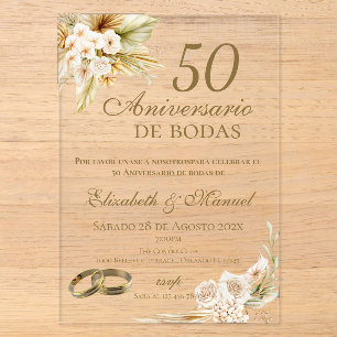 50th Anniversary invitation