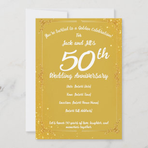 50th Anniversary Invitation