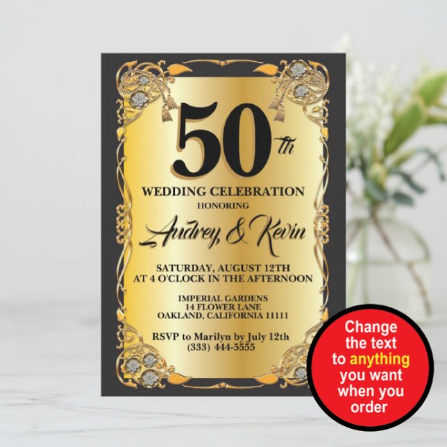 50th Anniversary Invitation (Creator Uploaded)