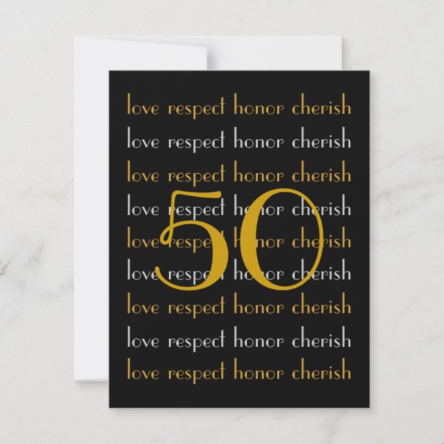 50th Anniversary Invitation (Front)