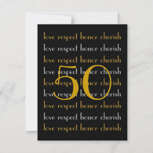 50th Anniversary Invitation