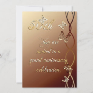 50th Anniversary  Invitation