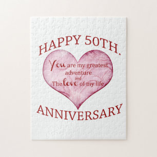 50th. Anniversary Jigsaw Puzzle