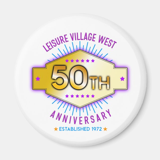 50th Anniversary Magnet (Front)