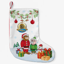 50th Anniversary Moo & Oink Christmas Stocking