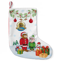 50th Anniversary Moo & Oink Christmas Stocking